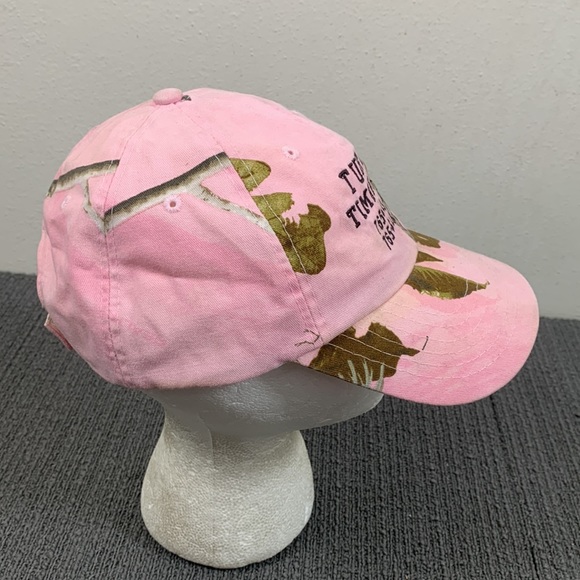 Turner Timber Baseball Hat Womens OSFA Pink Realtree Camo Adjustable Strapback - Picture 10 of 17